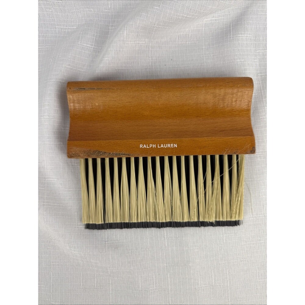 Ralph Lauren 7” Weaver Brush Wooden Handle Bright Canvas